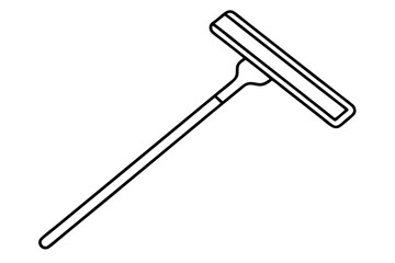 wiper icon silhouette line art vector illustration with a white background