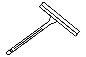 wiper icon silhouette line art vector illustration with a white background