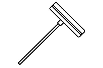 wiper icon silhouette line art vector illustration with a white background