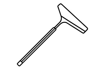 wiper icon silhouette line art vector illustration with a white background