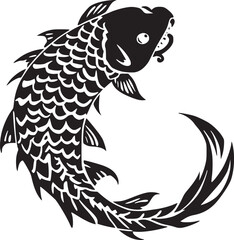 japanese black koi fish meaning