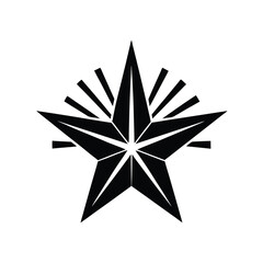 Cartoon Monster with Big Eyes Silhouette