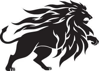 black Tiger silhouette tattoo ideas