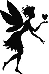silhouette of a girl