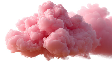 Pink Cloud Explosion: A stunning cloud of pink smoke billows, an ethereal display of color and texture. Evoking feelings of both wonder and artistry, a visually captivating experience.