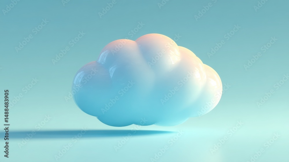Poster design featuring a person with mouse concepts in a cloud-enhanced public finance trust barometer con