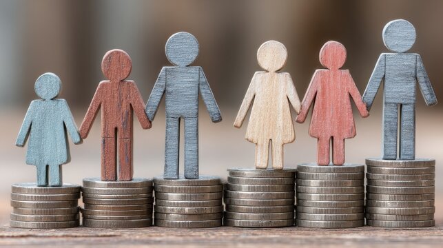 Dynamic crypto-based social dividend payout icon concept for fair distribution and economic empowerment strategies