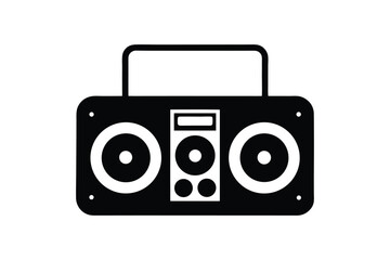 Radio Silhouette  Vector bundle  illustration, Set of Radio Silhouette 