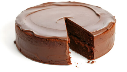 Baking delight chocolate cake home kitchen food photography cozy atmosphere close-up indulgence