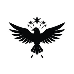 Cartoon Angel with Wings and Halo