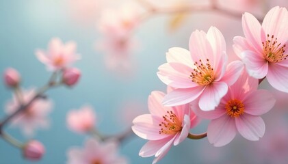 Delicate floral repeat, pastel hues, soft focus , floral, watercolour, vintage