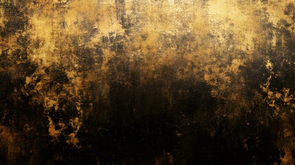 Grunge Texture with Golden Hues and Dark Background for Design Use