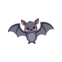 Cute Wild Bat Design Illustration
