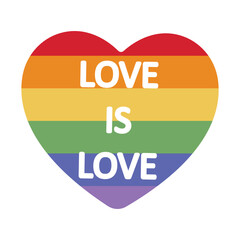  LGBT stickers. Pride month. Hand drawing. Vector illustration