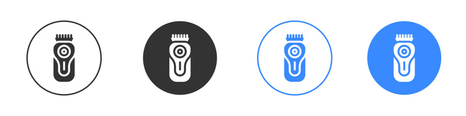 Trimmer icon editable flat vector illustration concept.