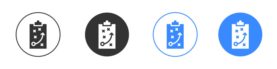 Tactics icon editable flat vector illustration concept.