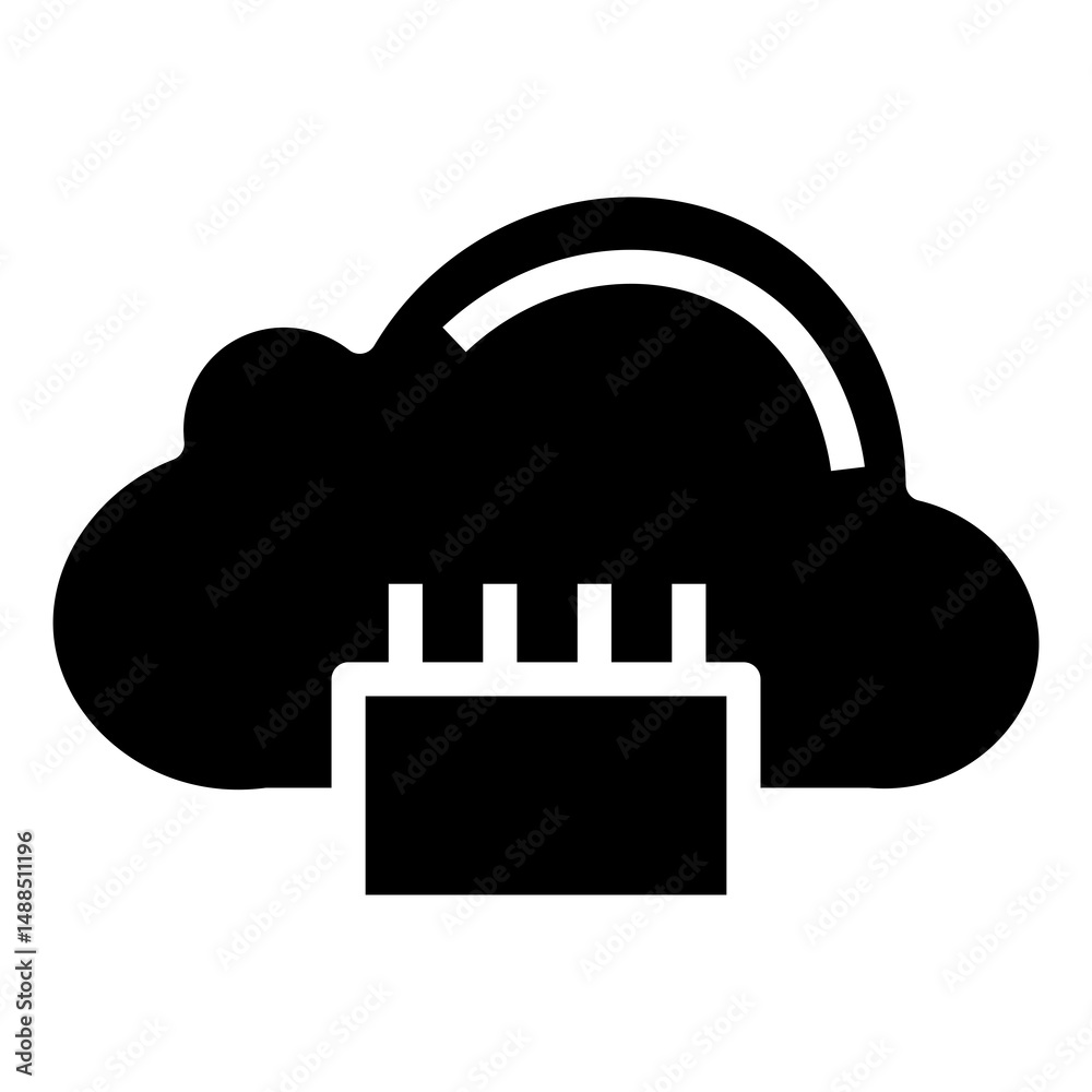 Poster firmware vector icon