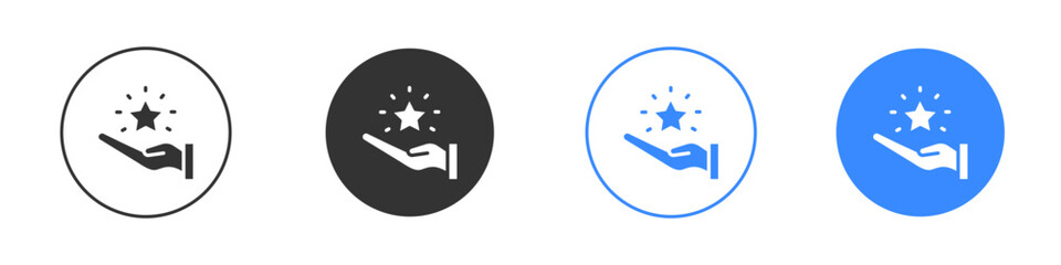 Loyalty program icon editable flat vector illustration concept.