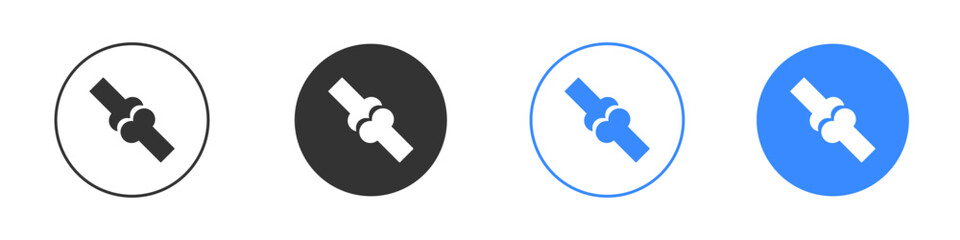 Joint icon editable flat vector illustration concept.