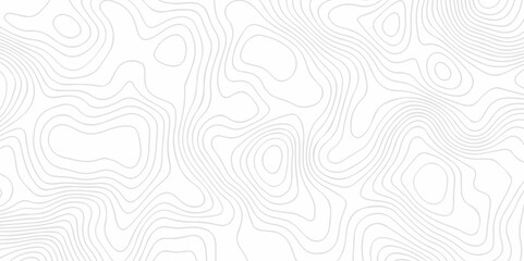 Abstract minimal The patter discovery vector topo map creative discovery White wave grid stripe line map topography. vector geographic contour mounted map background.	