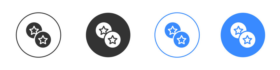 Earn point icon editable flat vector illustration concept.