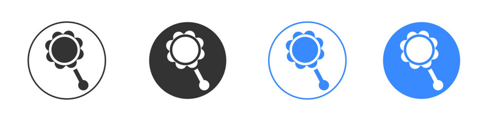 baby rattle icon editable flat vector illustration concept.