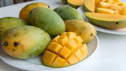 Grape Tomato Plant Covered with Fruits in Rainy Dark Weather