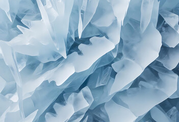 Obraz premium Abstract Ice Crystal Formation