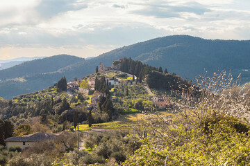 Obraz premium colline toscane, paesaggio. 