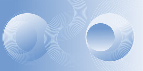 Abstract blue modern background with circle elements. Digital technology concept. vector illustration. modern trendy design