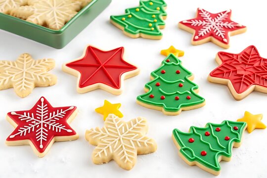 christmas gingerbread cookies - Powered by Adobe