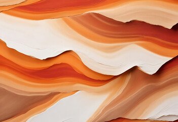 Fototapeta premium Abstract Earth Tone Waves