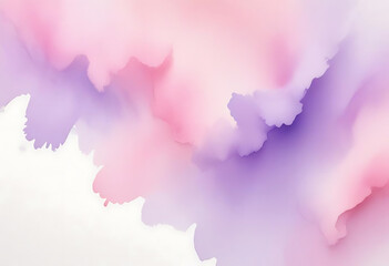 Obraz premium Ethereal Pastel Watercolor Clouds
