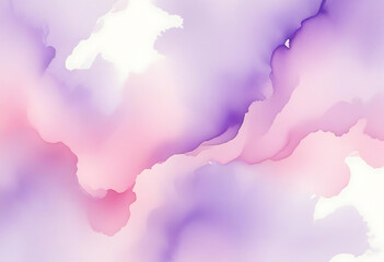 Obraz premium Ethereal Pastel Watercolor Clouds