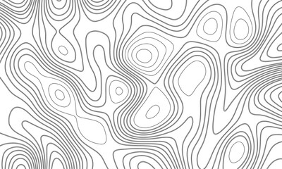Fototapeta premium Abstract wavy lines wallpaper. Abstract wavy background. Wave background. Topographic map background. Topographic contour map background.