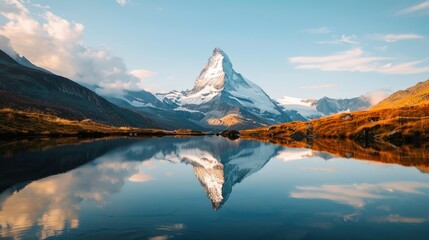 Majestic Mountain Reflection
