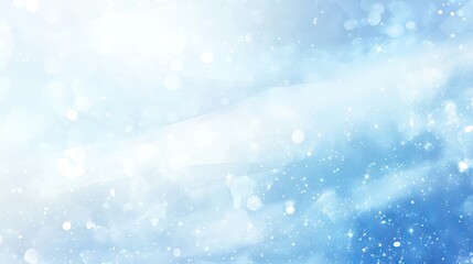 Fototapeta premium Soft, ethereal winter scene with sparkling light effects.