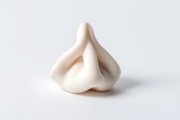 Isolated khinkali dumpling ready for cooking