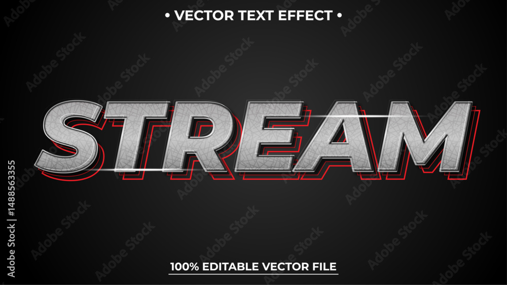 Fototapete modern editable text style effect carbon texture and futuristic style