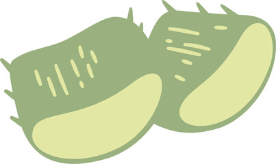 aloe vera, leaf chopped