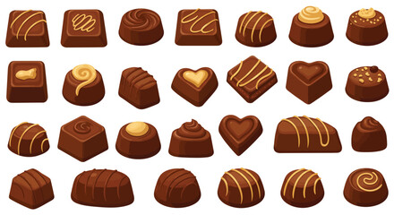 Digital artwork of a chocolate bar with visible segments, set against a clean white backdrop, showcasing rich detail and tempting appearance.

