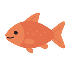 Cute fish. ideal for cheerful designs. Great for children's artwork, greeting cards, and social media posts