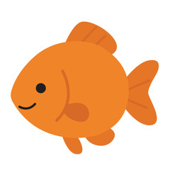 Cute fish. ideal for cheerful designs. Great for children's artwork, greeting cards, and social media posts