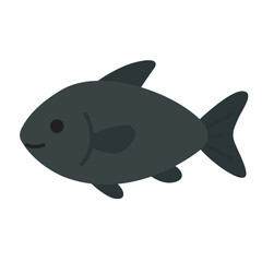 Cute fish. ideal for cheerful designs. Great for children's artwork, greeting cards, and social media posts