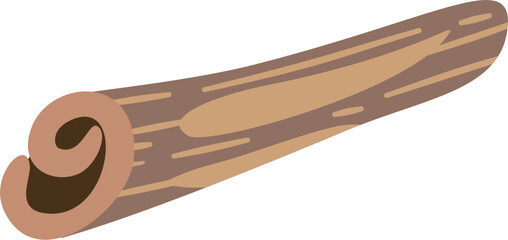 stylized Cinnamonm, Cinnamomum, spice and flavor