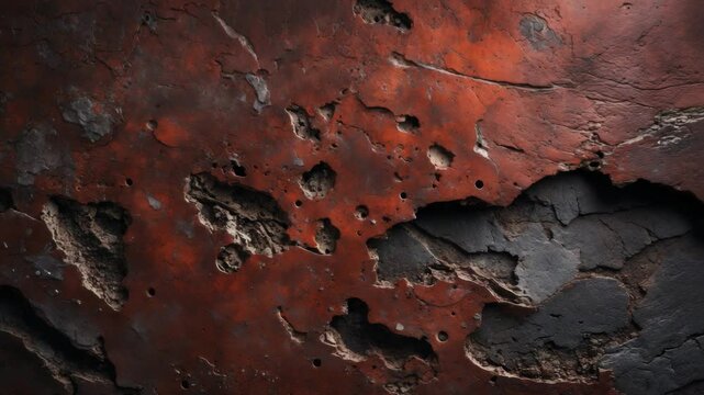 Rust texture on vintage metal