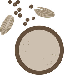 stylized Senna, food and beverage, herbal medicine