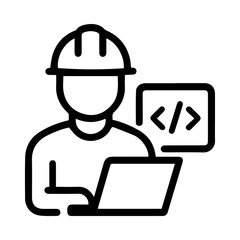 Prompt Engineering Vector icon