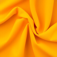 Bright and Soft Yellow Velvet Fabric with Rich Texture