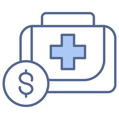 Emergency Fund Blue Icon